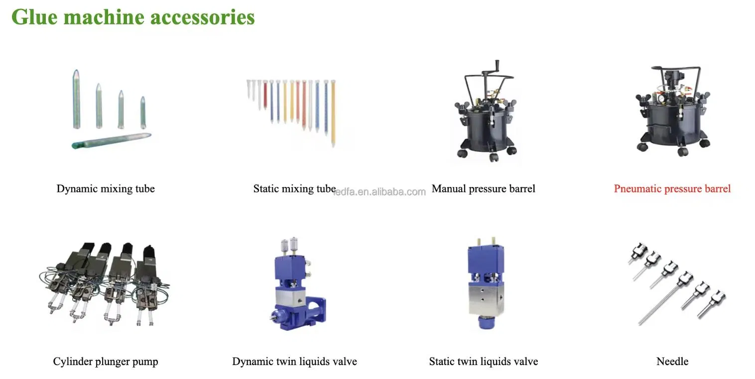 Robot Glue Dispensing System Compact Epoxy Resin Dispenser for Automative Parts 9