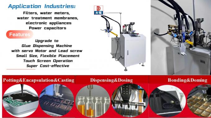 Automatic LED Driver Glue Dispenser Machine Simple Dosing Robot 0