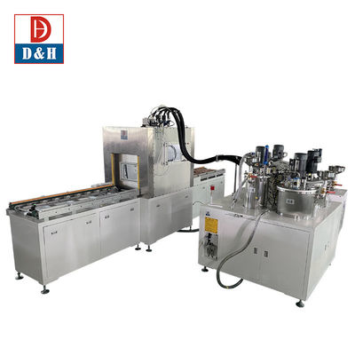 Automatic Electronics Parts Production Vacuum Chamber Glue Potting Machine