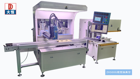 Glue Dispensing Machine For Epoxy Resin And Hardener Dispensing Under Vacuum Chamber